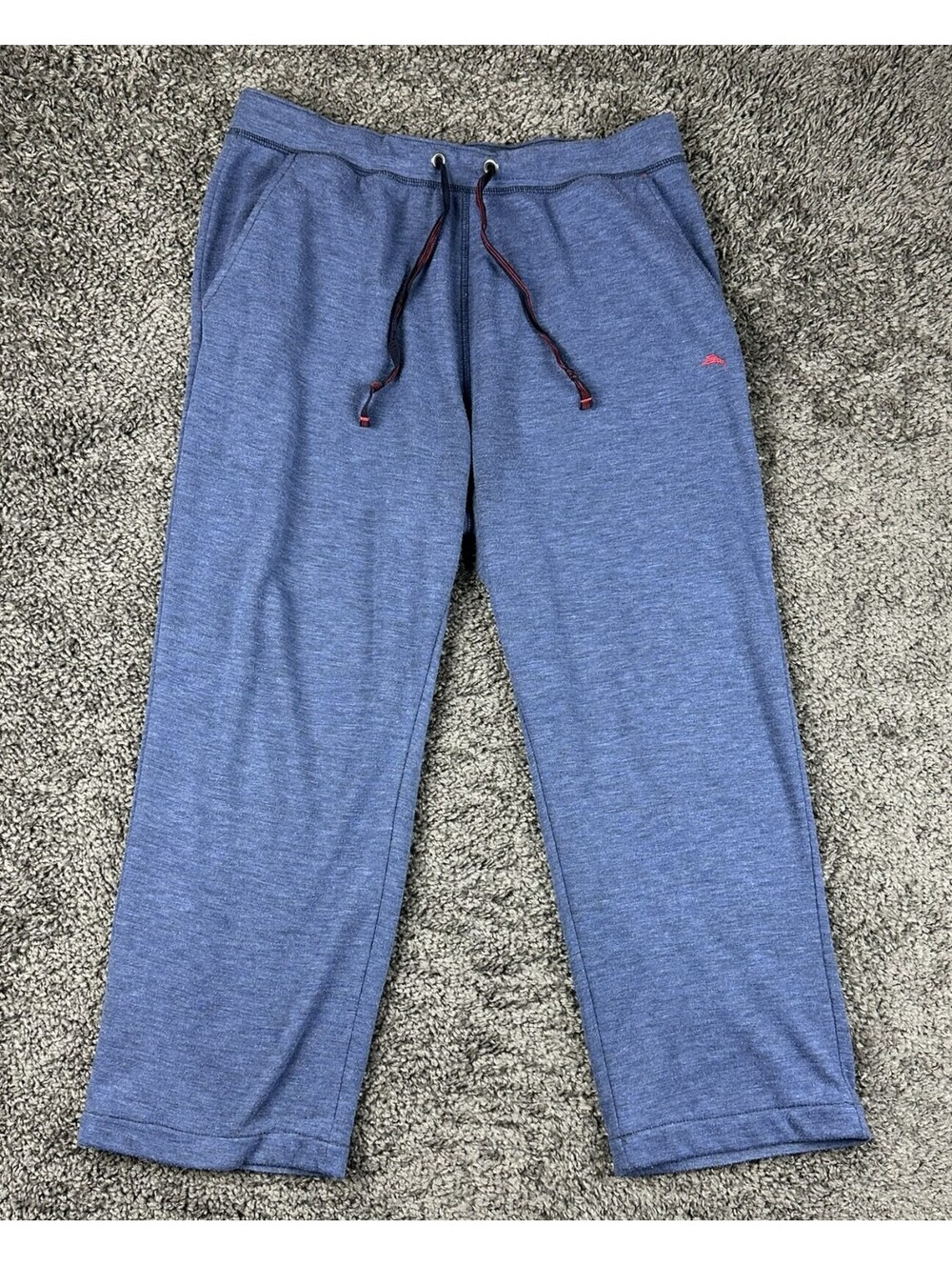 Tommy Bahama Blue Heather Drawstring Lounge Pants Medium M